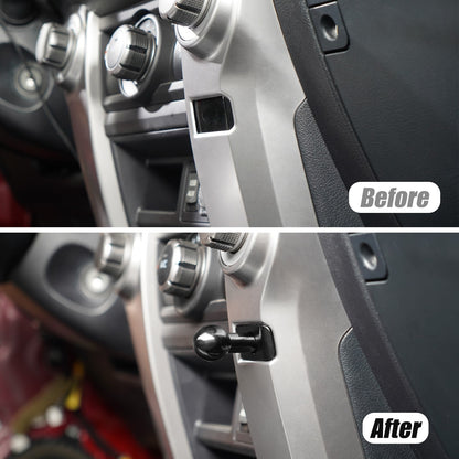 BEVINSEE Lower Dash Ball Bracket For Toyota 4Runner 2014-2024