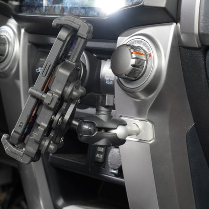 BEVINSEE Lower Dash Ball Bracket For Toyota 4Runner 2014-2024