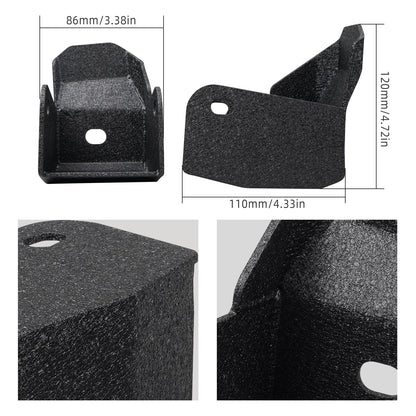 BEVINSEE Lower Shock Guard For 4Runner FJ Cruiser