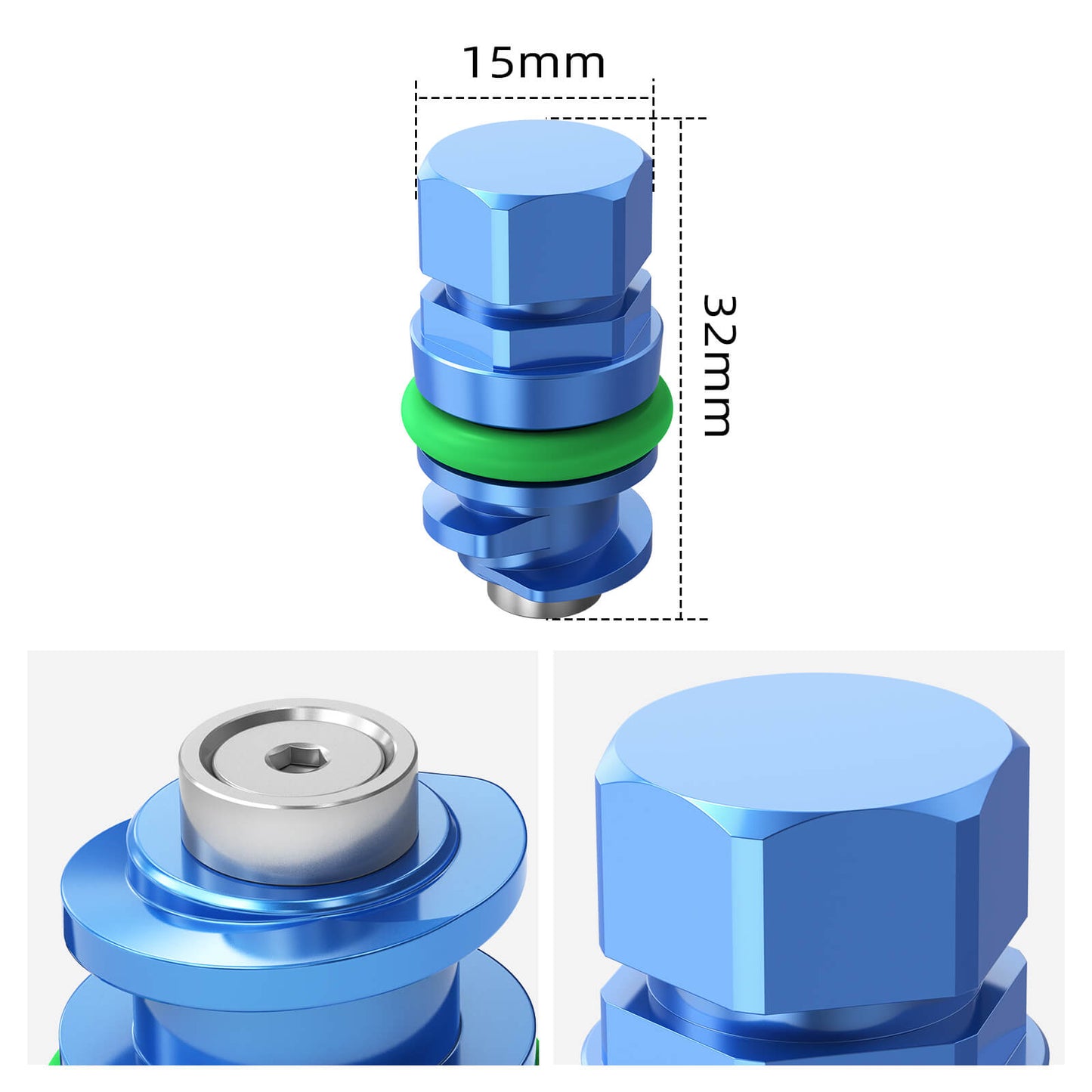 Magnetic Engine Oil Sump Drain Plug For VW Golf MK7 GTI R Audi S3 8V Cupra 5F MQB