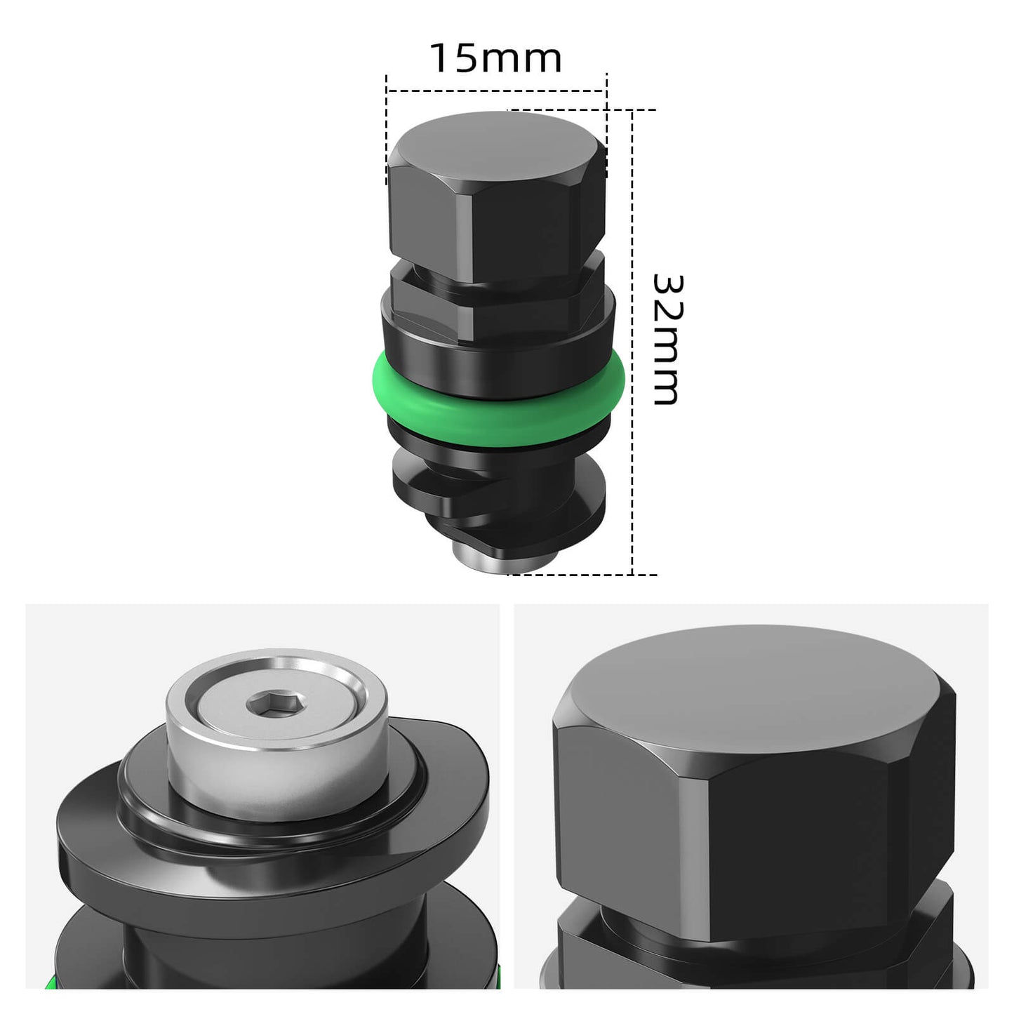 Magnetic Engine Oil Sump Drain Plug For VW Golf MK7 GTI R Audi S3 8V Cupra 5F MQB