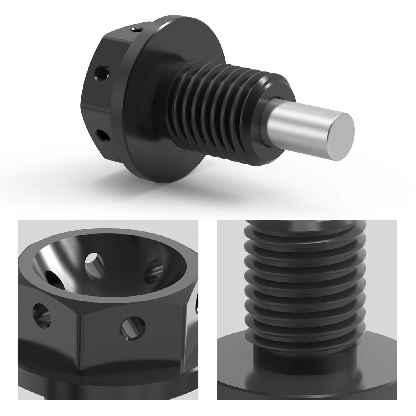 BEVINSEE Performance Magnetic Oil Sump Drain Plug M12x1.5 For BMW