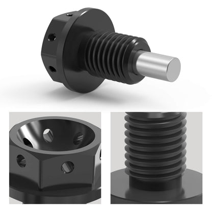 BEVINSEE Performance Magnetic Oil Sump Drain Plug M12x1.5 For BMW