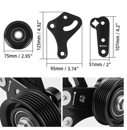 Manual Belt Tensioner LS Swap For LS1 Water Pump For  Chevrolet  Camaro 1998-2002