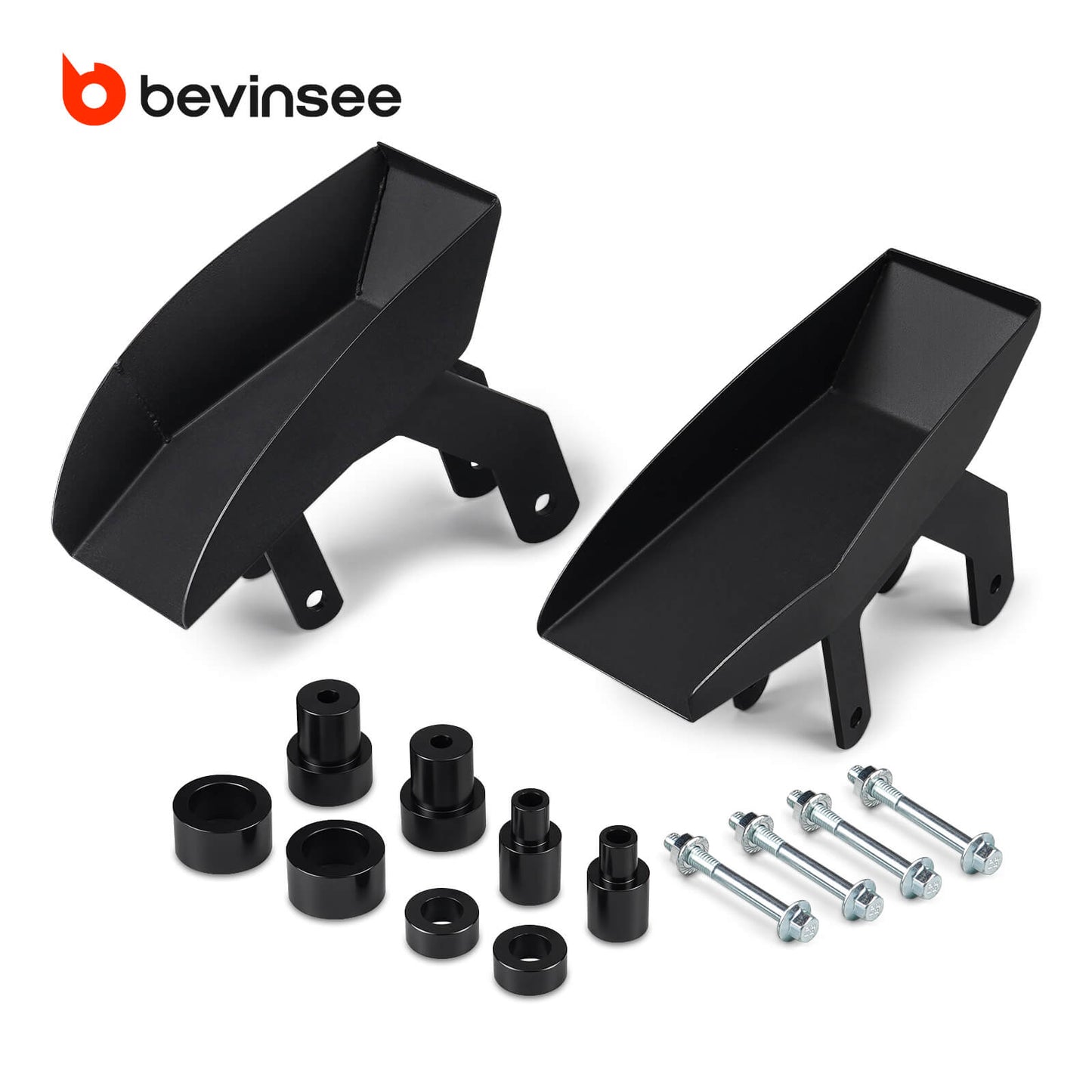 BEVINSEE Metal Brake Deflectors For Golf MK7 2015-2021