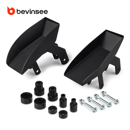 BEVINSEE Metal Brake Deflectors For Golf MK7 2015-2021
