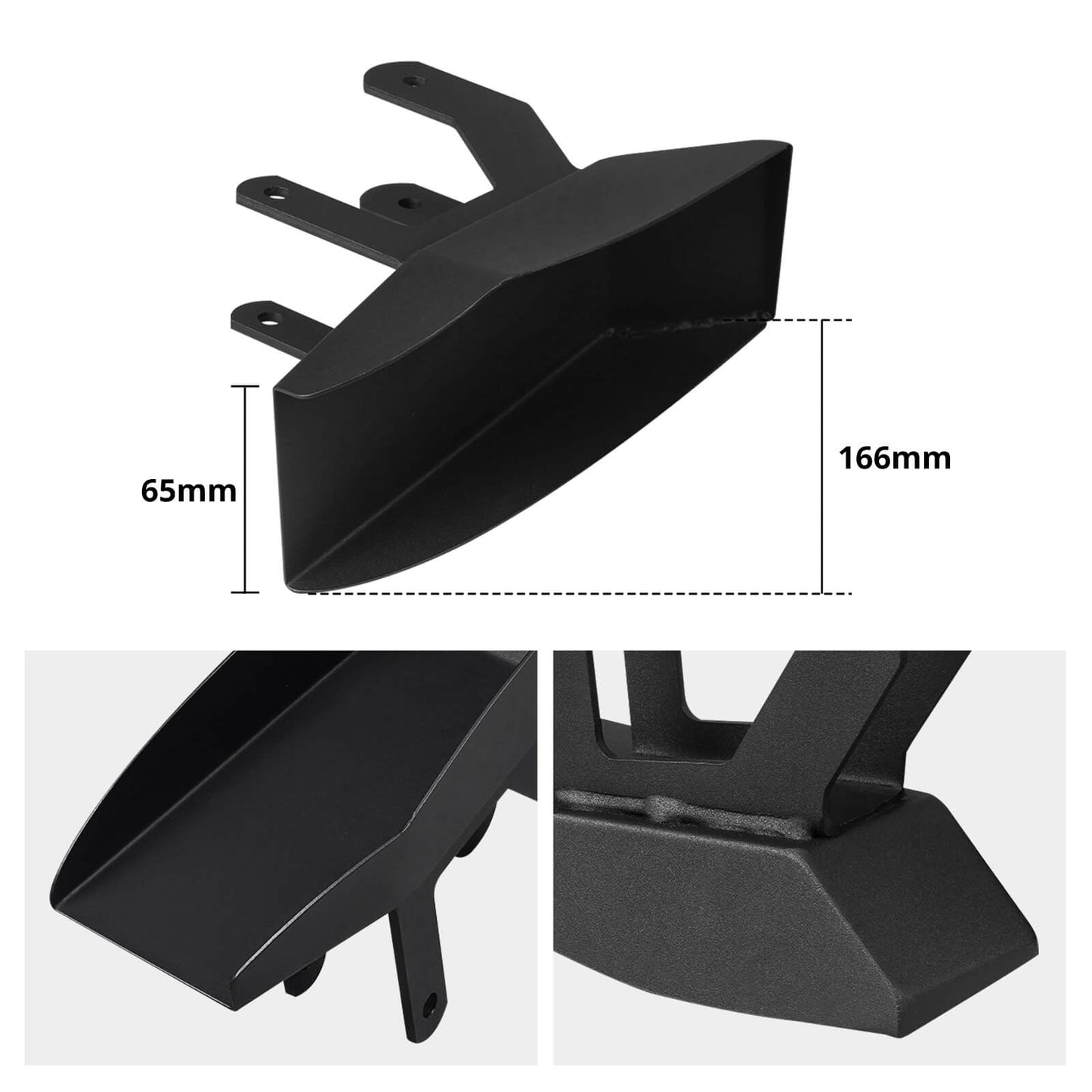 BEVINSEE Metal Brake Deflectors For Golf MK7 2015-2021