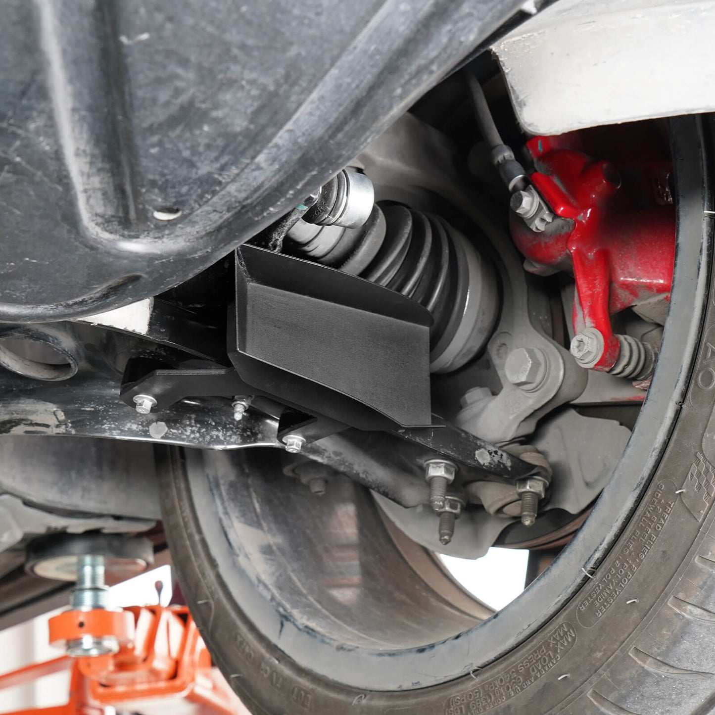 BEVINSEE Metal Brake Deflectors For Golf MK7 2015-2021