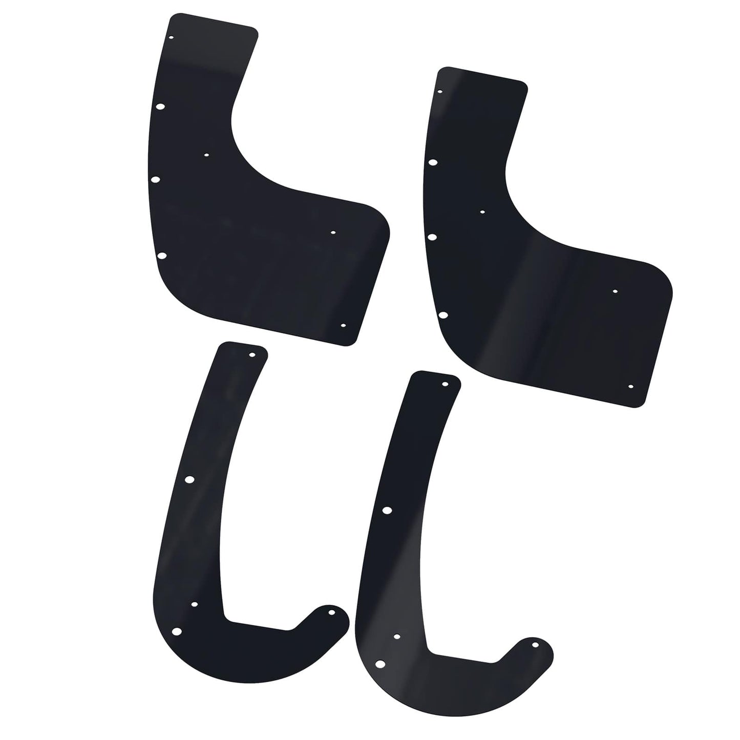 BEVINSEE Front Rear Mud Flap Deletes For Toyota 4Runner