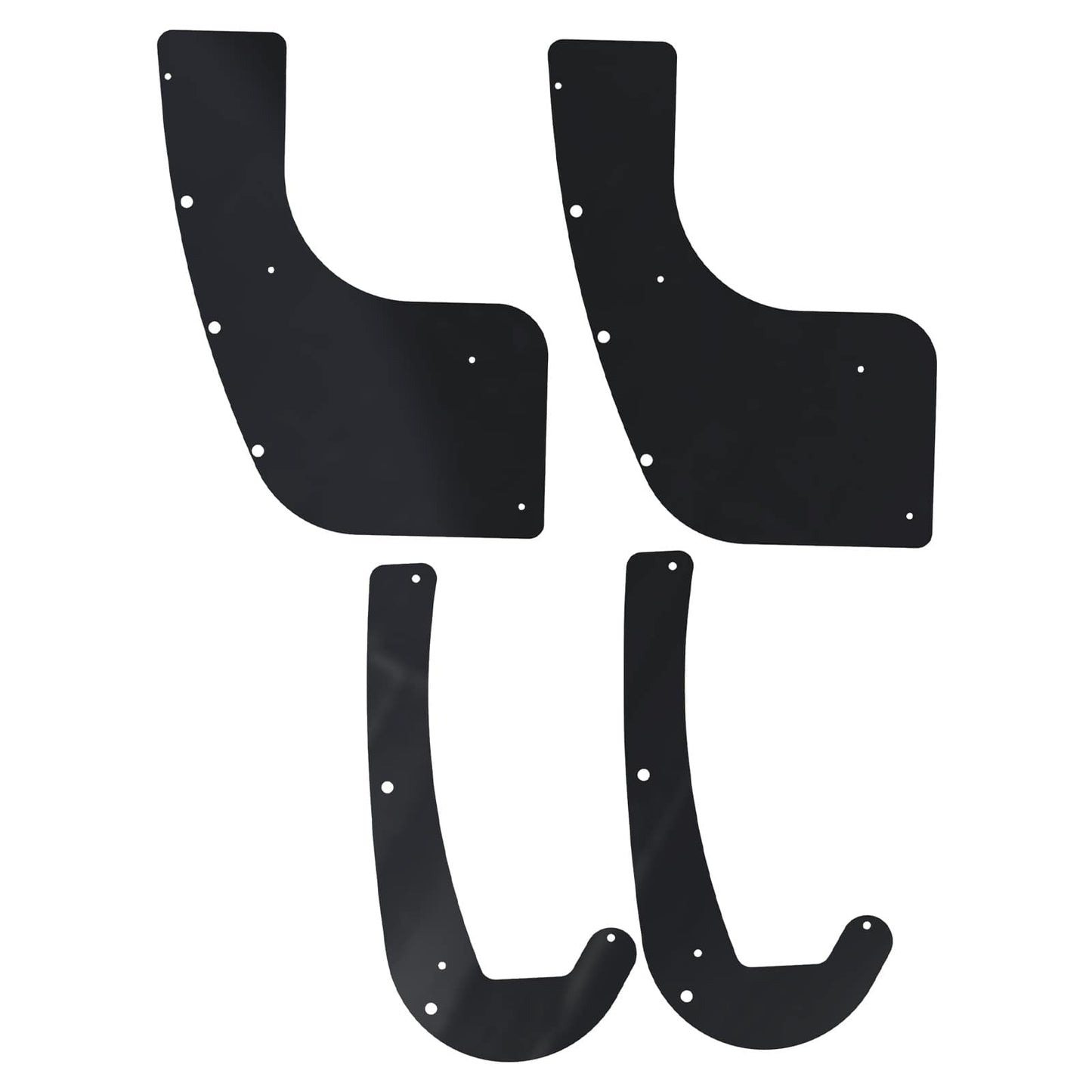 BEVINSEE Front Rear Mud Flap Deletes For Toyota 4Runner