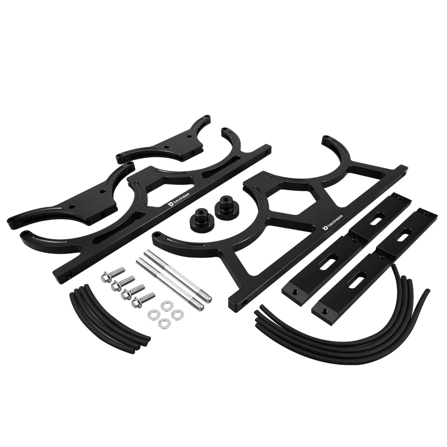 Billet Aluminum 7" Dual Double Nitrous Oxide NOS Bottle Bracket Holder