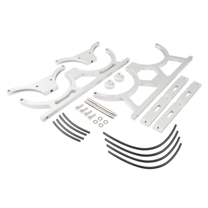 Billet Aluminum 7" Dual Double Nitrous Oxide NOS Bottle Bracket Holder