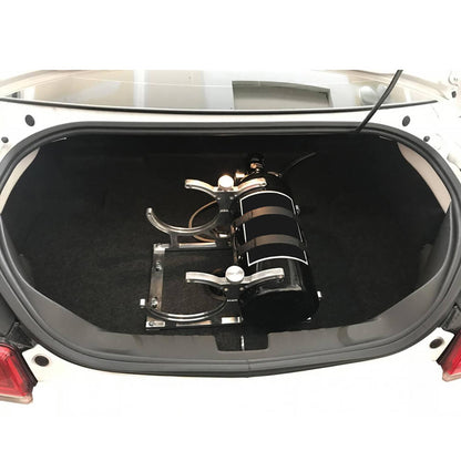 Billet Aluminum 7" Dual Double Nitrous Oxide NOS Bottle Bracket Holder