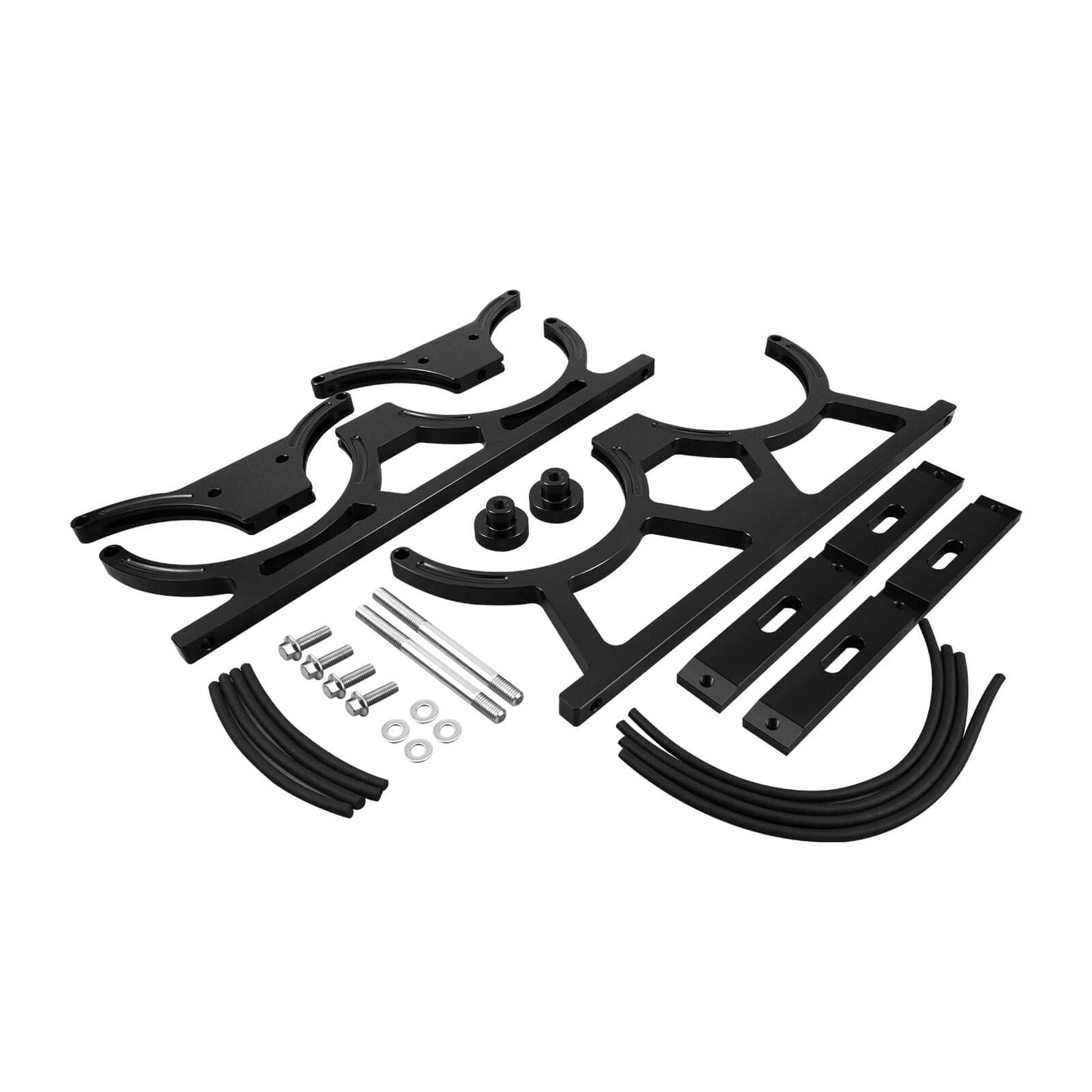 Billet Aluminum 7" Dual Double Nitrous Oxide NOS Bottle Bracket Holder