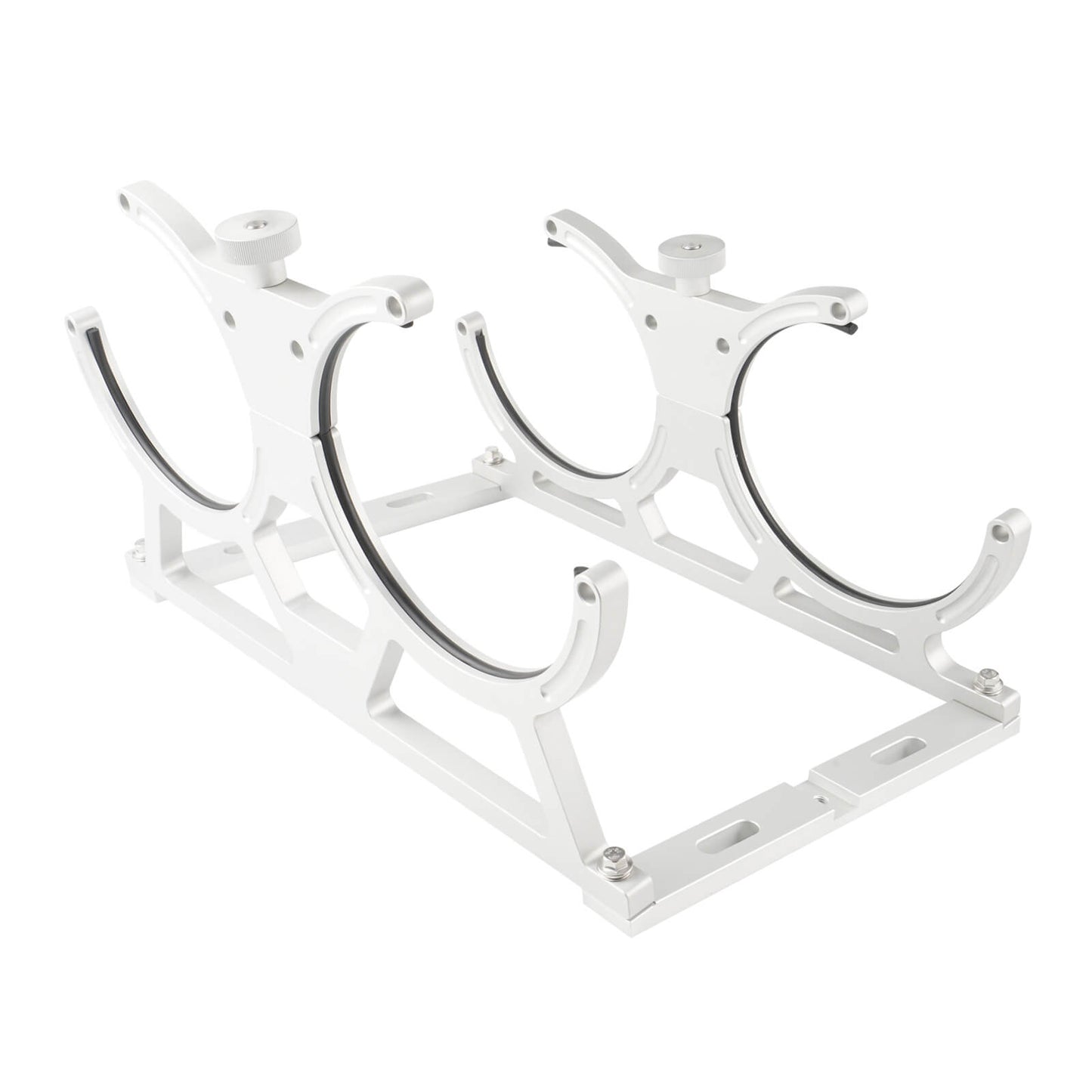 Billet Aluminum 7" Dual Double Nitrous Oxide NOS Bottle Bracket Holder