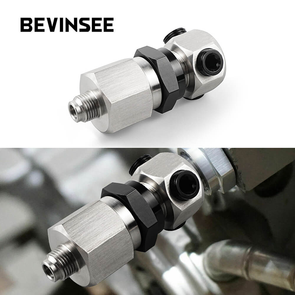 BEVINSEE Honda Acura 1/8 NPT Oil Pressure Sensor Adapter