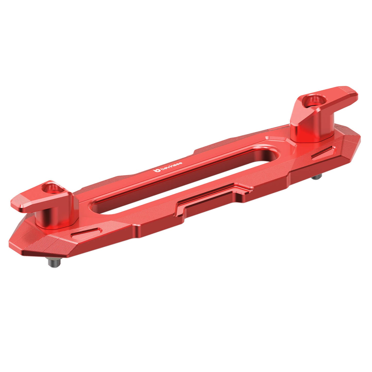 BEVINSEE Aluminum Off-Road Winch Hawse Fairlead Dual-Hook Securing
