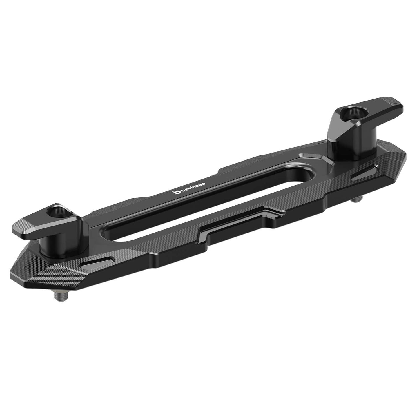 BEVINSEE Aluminum Off-Road Winch Hawse Fairlead Dual-Hook Securing
