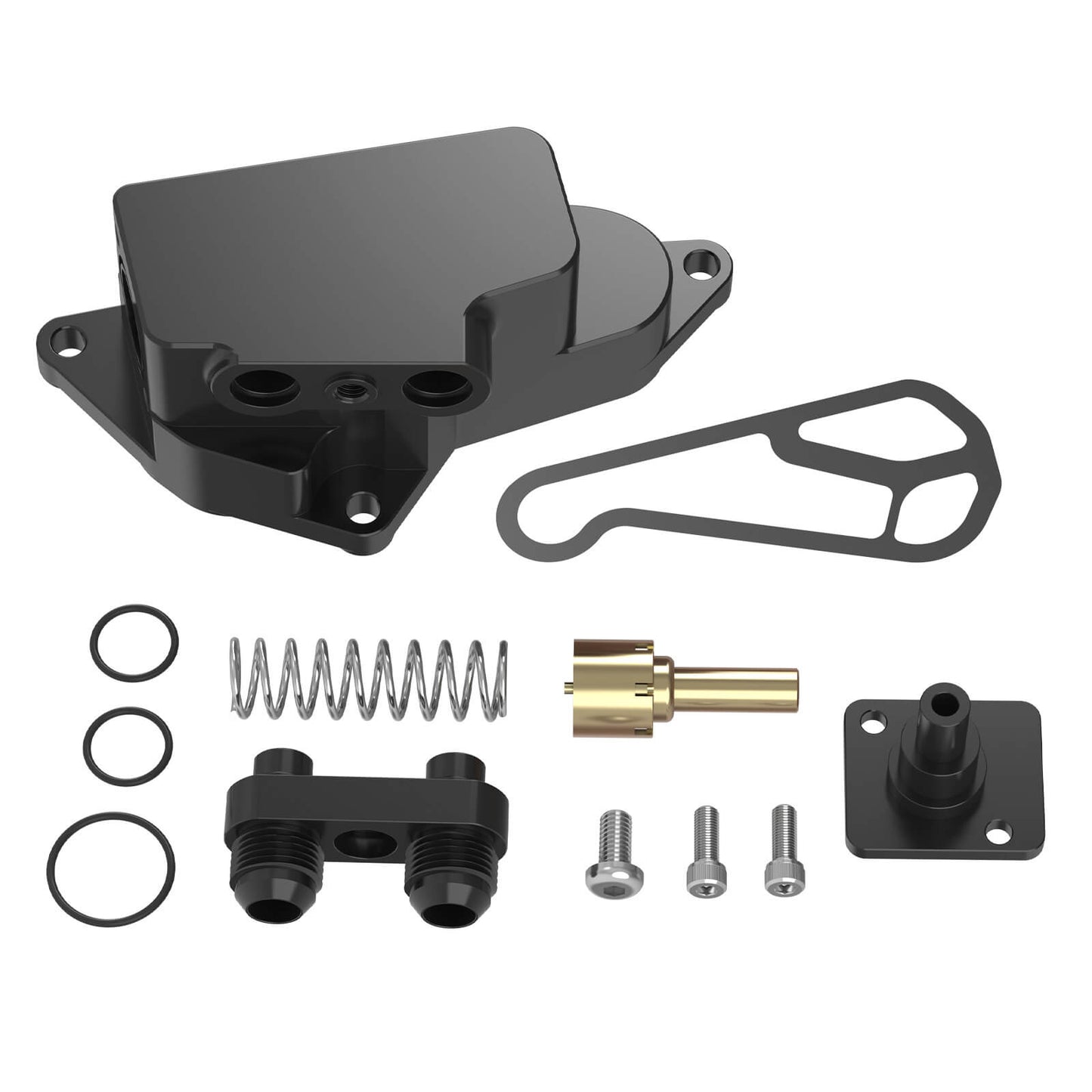 Oil Cooler Adapter with Low Thermostat for BMW N54 N55 E90 E92 335i 135i 1M