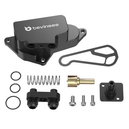 Oliekøleradapter med lavtemperaturtermostat til BMW N54 N55 E90 E92 335i 135i 1M