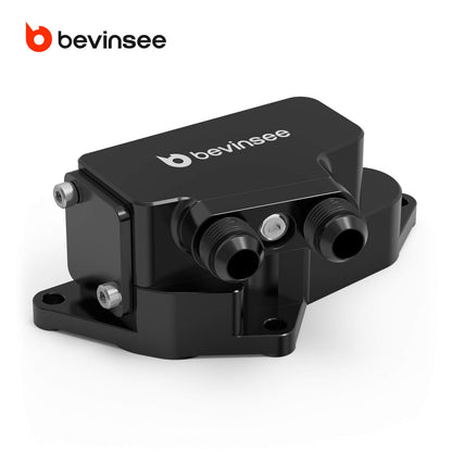 Oliekøleradapter med lavtemperaturtermostat til BMW N54 N55 E90 E92 335i 135i 1M