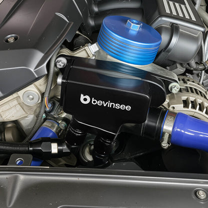 BEVINSEE-öljynjäähdyttimen sovitin matalalla termostaatilla, päivitetty BMW N54 N55 -malleihin
