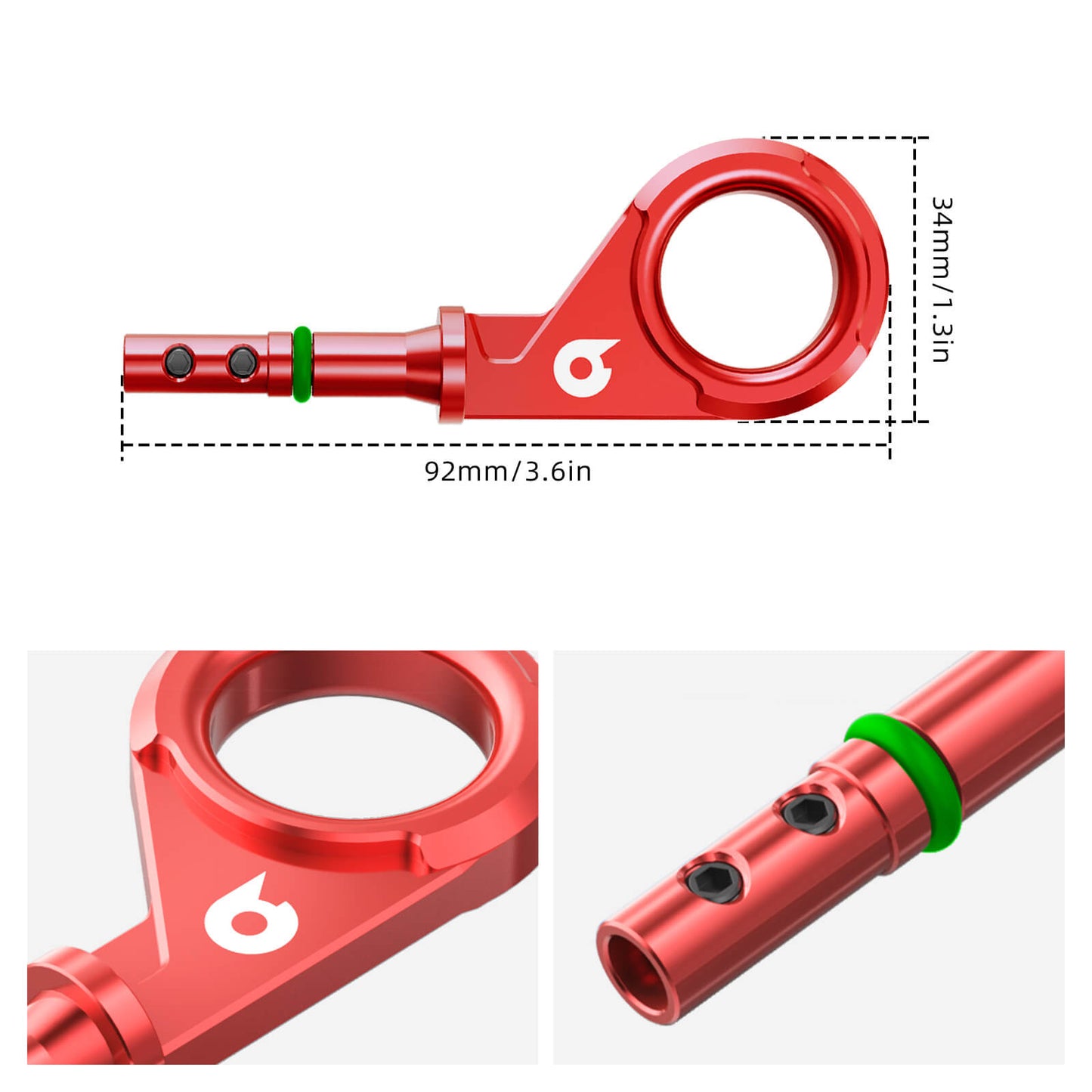 BEVINSEE Oil Dipstick Handle for VW MK7 UDI A3 8V for EA211 1.0TSI 1.4TSI