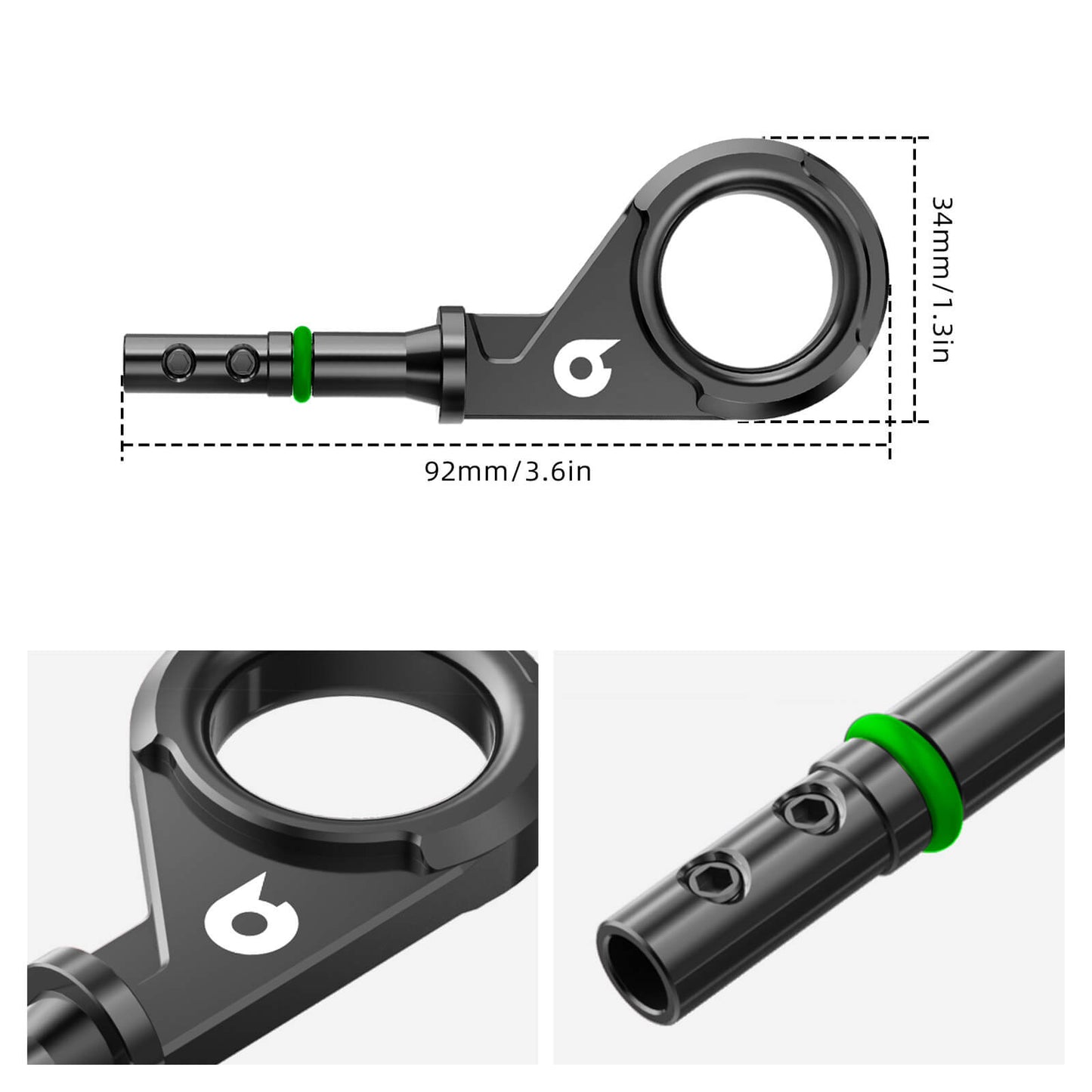 BEVINSEE Oil Dipstick Handle for VW MK7 UDI A3 8V for EA211 1.0TSI 1.4TSI