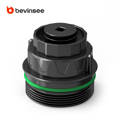BEVINSEE Oil Filter Housing Cap For Toyota 4Runner FJ Cruiser Tundra