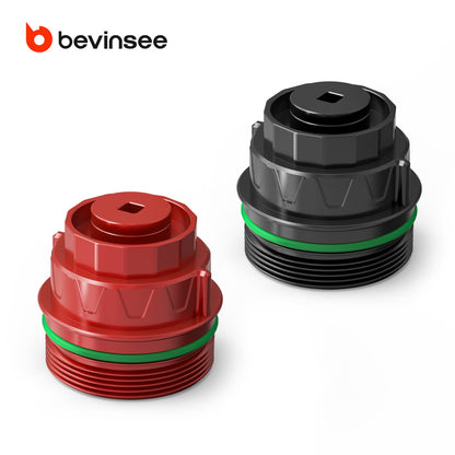 BEVINSEE Oil Filter Housing Cap For Toyota 4Runner FJ Cruiser Tundra