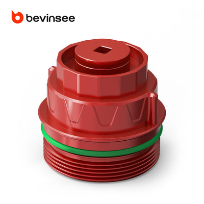BEVINSEE Oil Filter Housing Cap For Toyota 4Runner FJ Cruiser Tundra