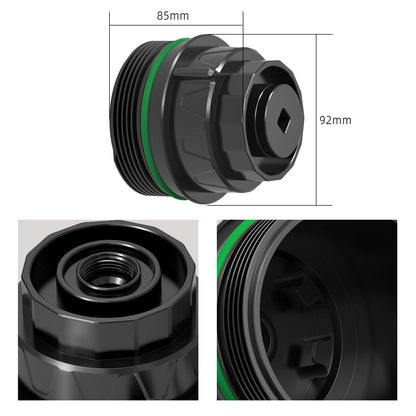 BEVINSEE Oil Filter Housing Cap For Toyota 4Runner FJ Cruiser Tundra