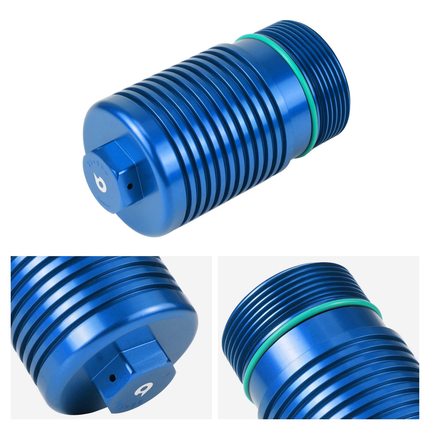 Aluminum Oil Filter Housing Cover Cap for VW for EA888 Gen3/4 2.0T Engine