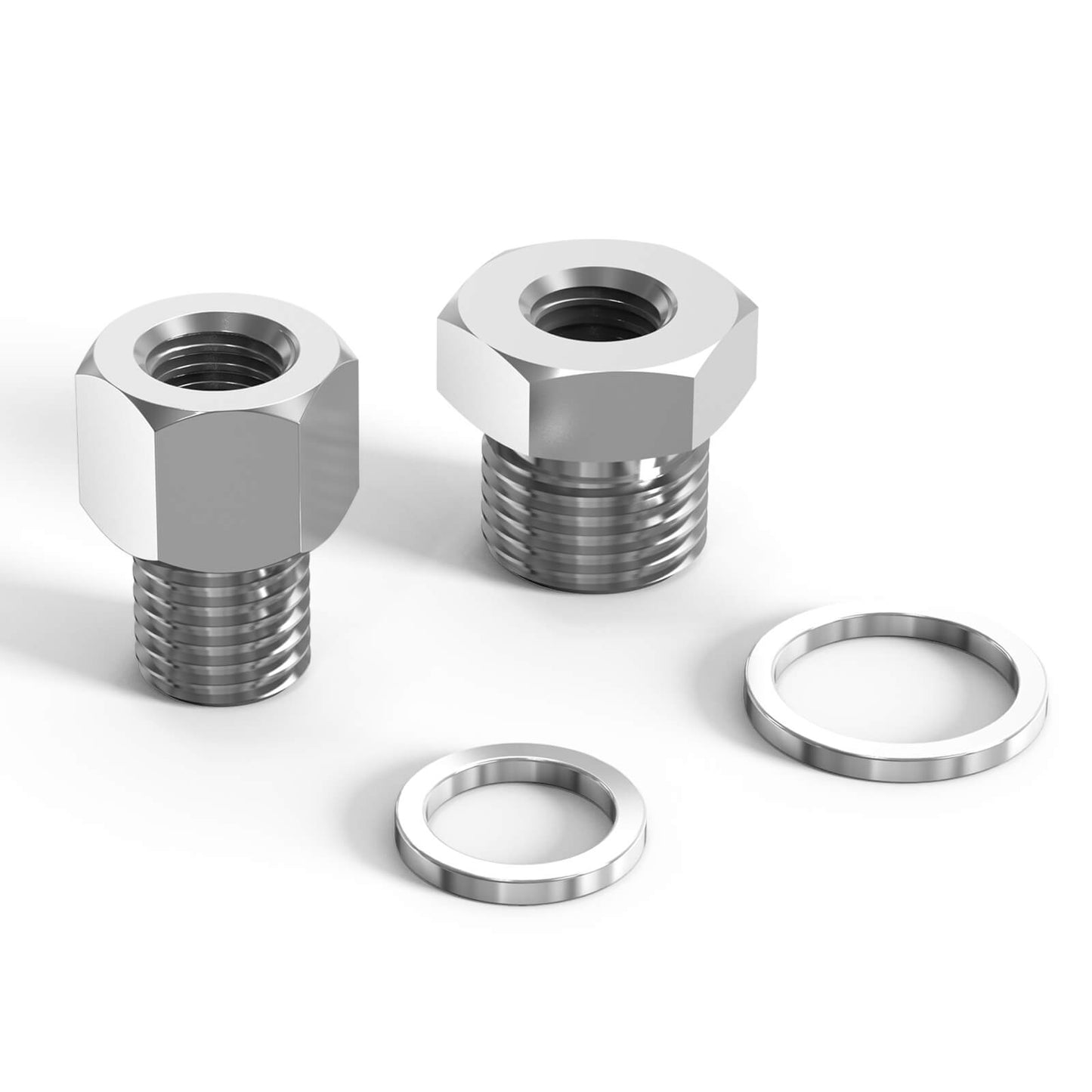 M12 M16 Oil Pressure Coolant Temp Gauge Fitting Adapters For GMC Sierra Yukon