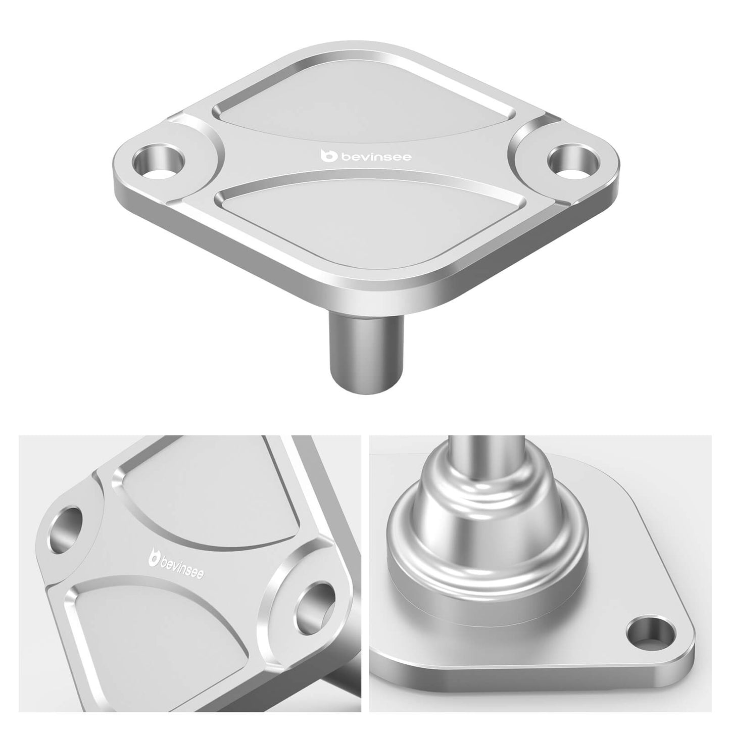 Billet Aluminum Oil Thermostat Housing Lid Cover for BMW N54 N55 S55 Engine