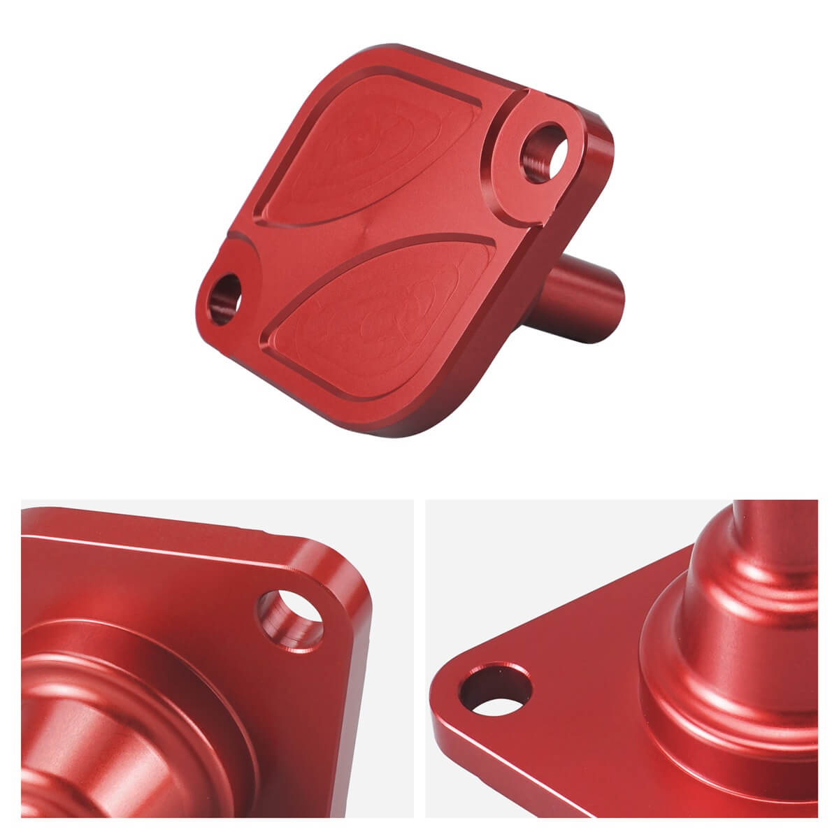 Billet Aluminum Oil Thermostat Housing Lid Cover for BMW N54 N55 S55 Engine