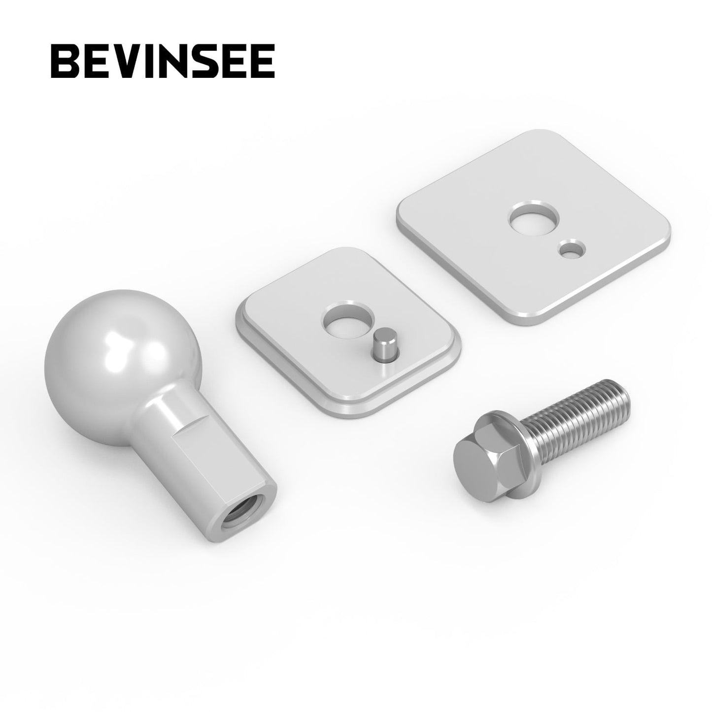 BEVINSEE Overhead Console Accessory Ball Mount Bracket For Toyota 4Runner