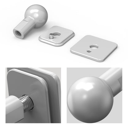 BEVINSEE Overhead Console Accessory Ball Mount Bracket For Toyota 4Runner