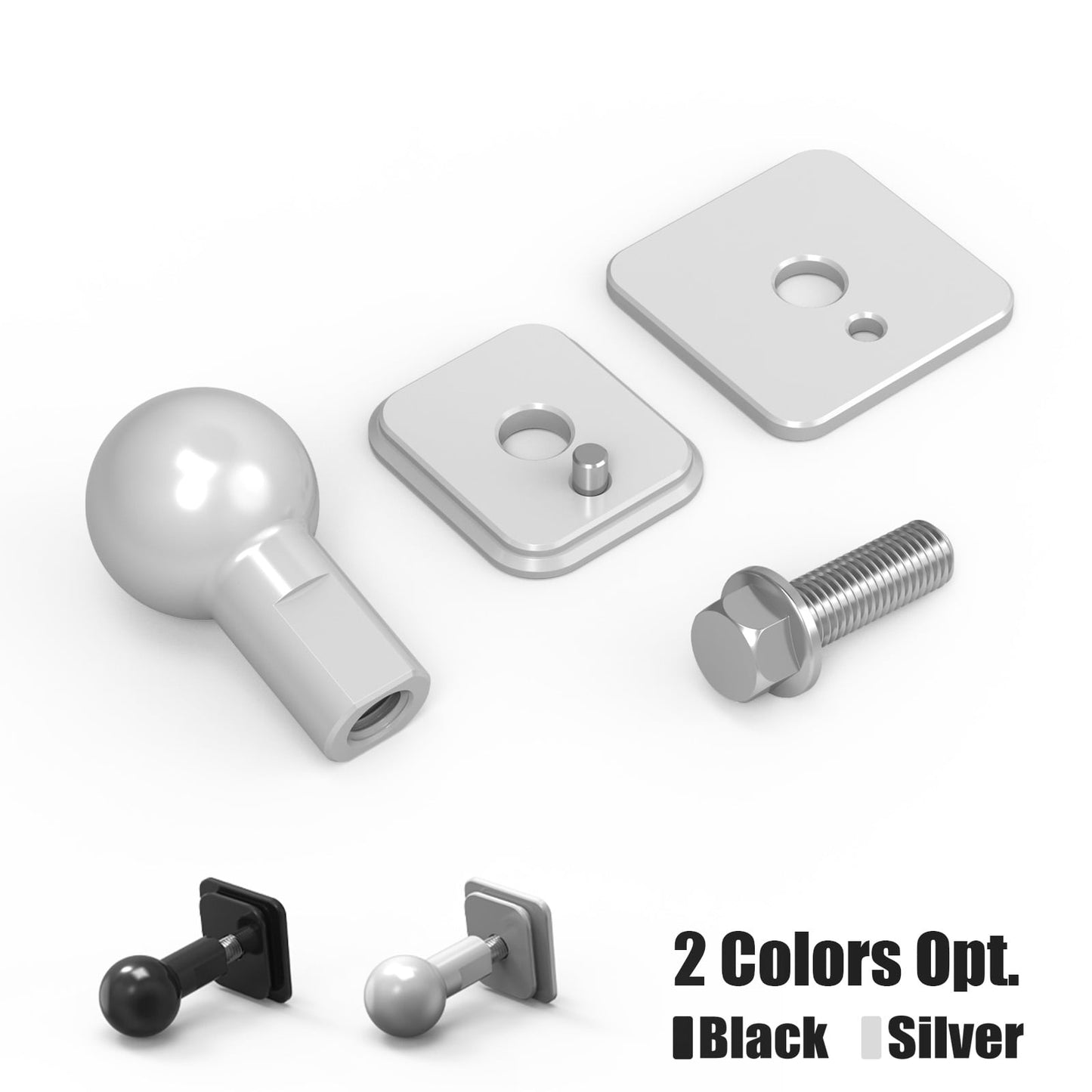 BEVINSEE Overhead Console Accessory Ball Mount Bracket For Toyota 4Runner