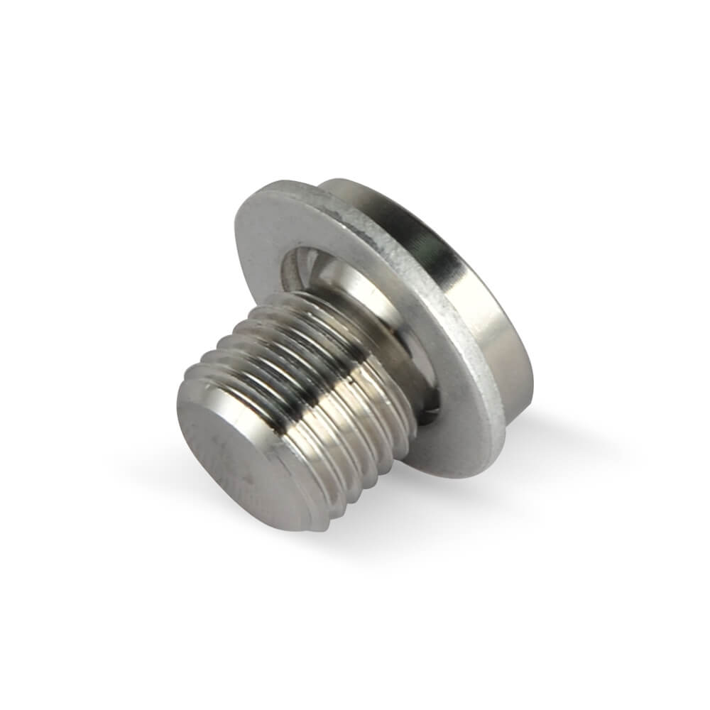 M12 x 1.25 Oxygen O2 Lambda Sensor Blanking Plug Bung Cap Stainless Steel Washer
