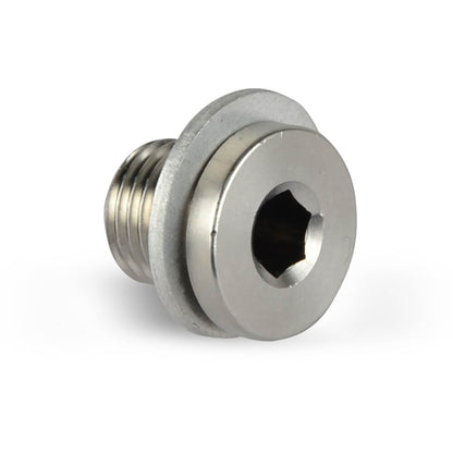 M12 x 1.25 Oxygen O2 Lambda Sensor Blanking Plug Bung Cap Stainless Steel Washer