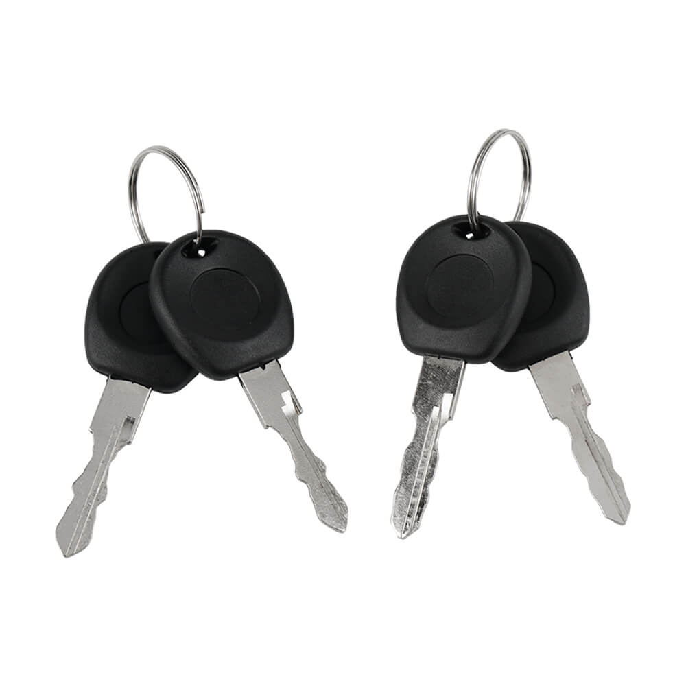 Pair Front Door Handles w/ Keys Lock Fit Seat Alhambra Fit VW for Polo 6N0837207