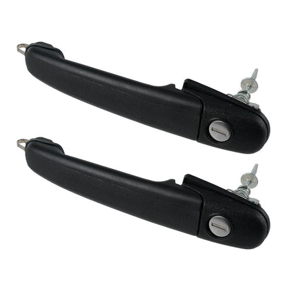 Pair Front Door Handles w/ Keys Lock Fit Seat Alhambra Fit VW for Polo 6N0837207