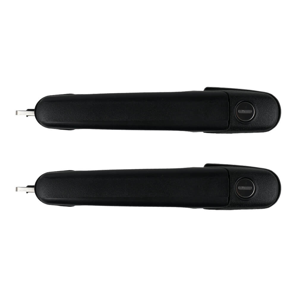 Pair Front Door Handles w/ Keys Lock Fit Seat Alhambra Fit VW for Polo 6N0837207