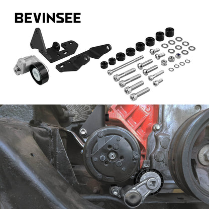 Pass Side Low Mount Sanden SD7B10 AC Bracket For LS Truck/SUV Engine 1999-2013