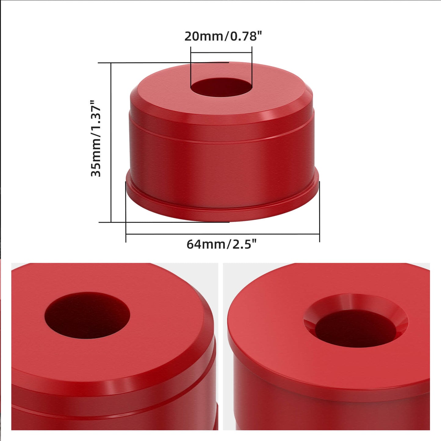Polyurethane Front Control Arm Bushings For BMW E30 E36 M3 Z3