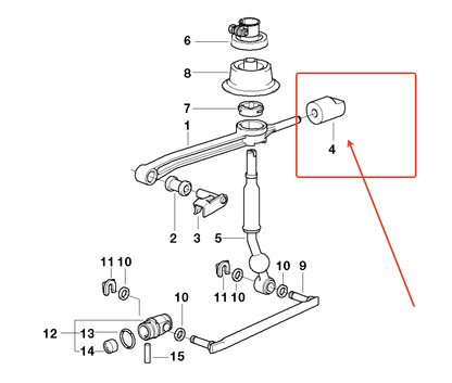 Polyurethane Shifter Arm Carrier Bushing For BMW E36 E46 E9X E60