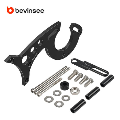 BEVINSEE Power Steering Bracket Kit For Ford Small Block 289 302 Engine 1965-1968