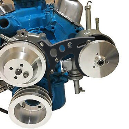 BEVINSEE Power Steering Bracket Kit For Ford Small Block 289 302 Engine 1965-1968