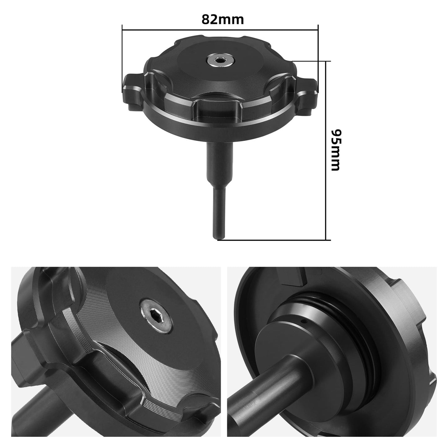 BEVINSEE Power Steering Fluid Reservoir Cap For Toyota 4Runner